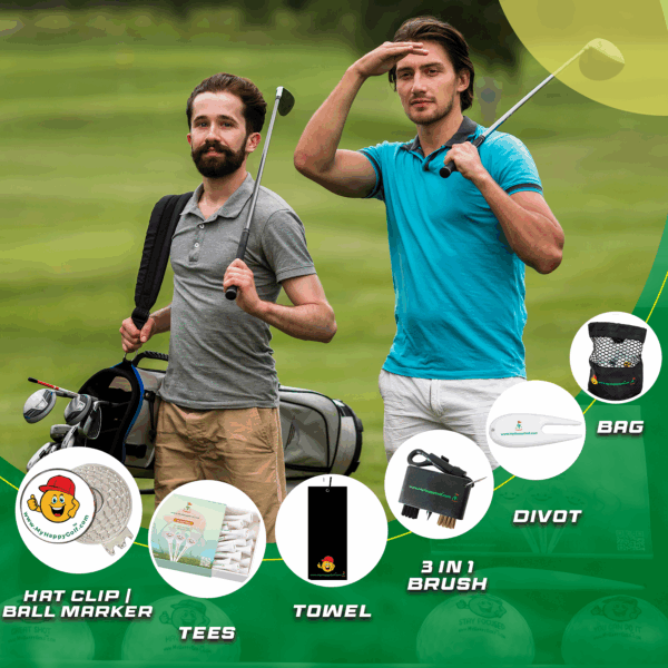 Golf Balls Gift Set - 8 Balls & Accessories